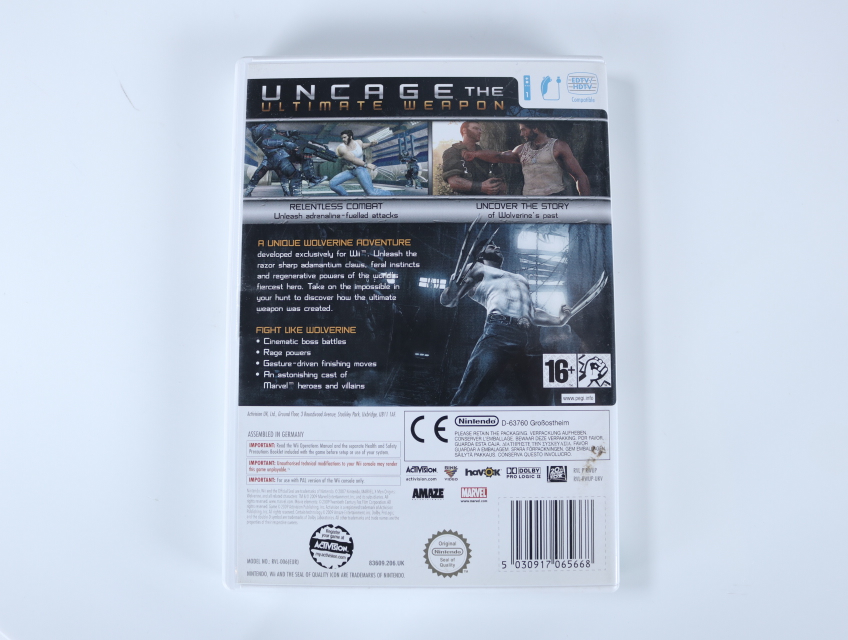 Wii - X-Men Origins: Wolverine - Amaze Entertainment - productfoto 2