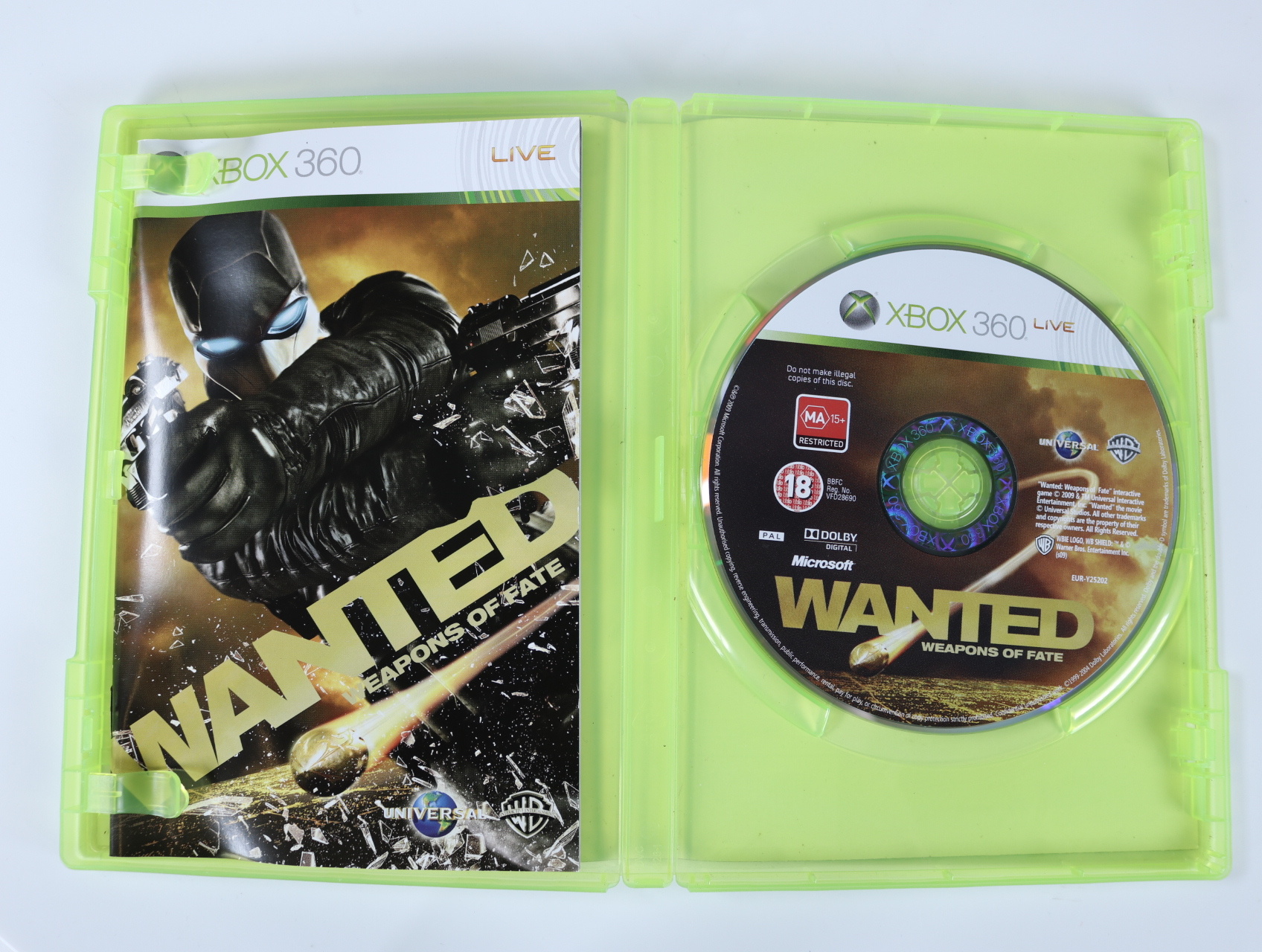Xbox 360 - Wanted: Weapons of Fate - Grin - productfoto 3