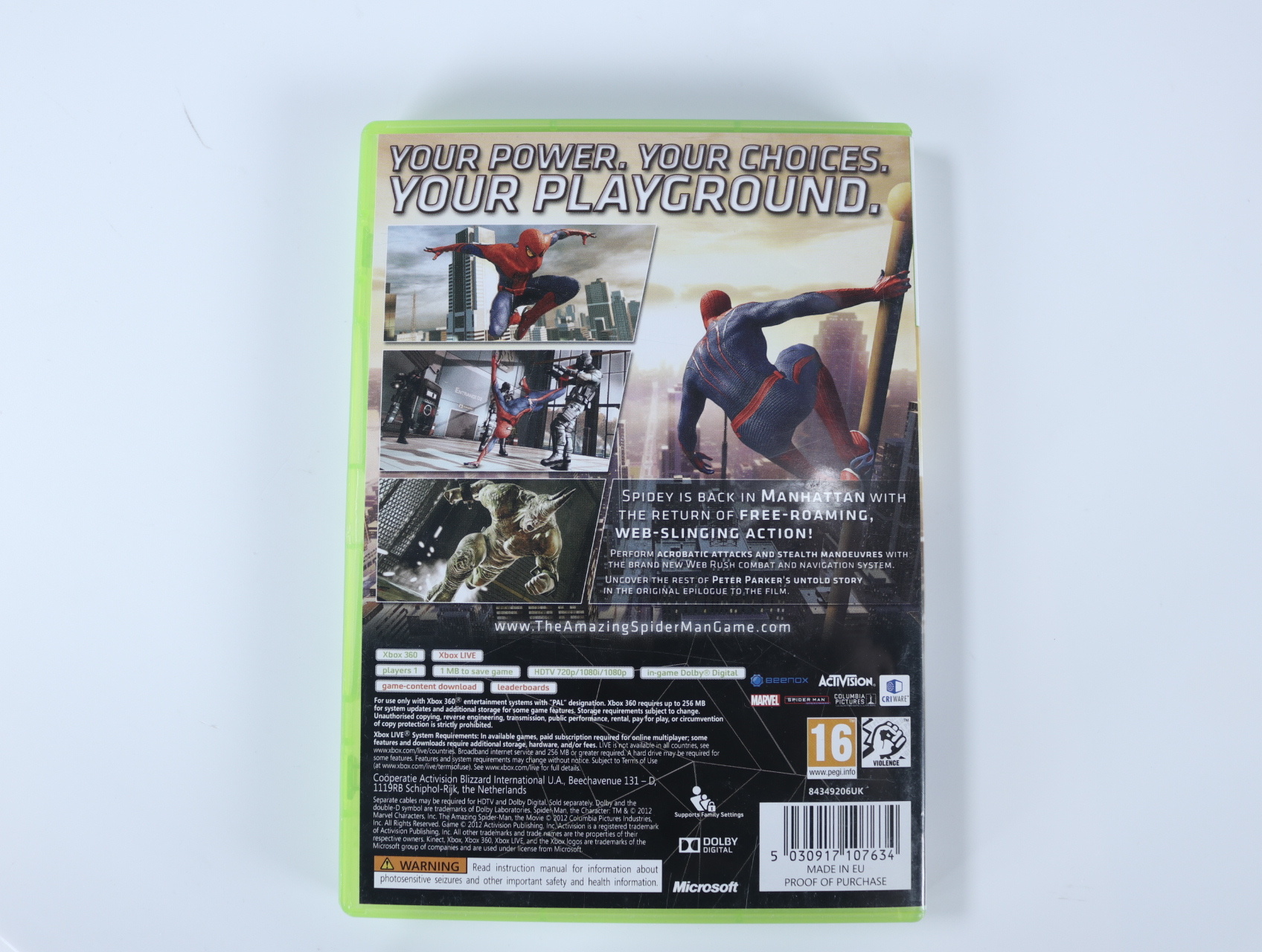 Xbox 360 - Amazing Spiderman - productfoto 2