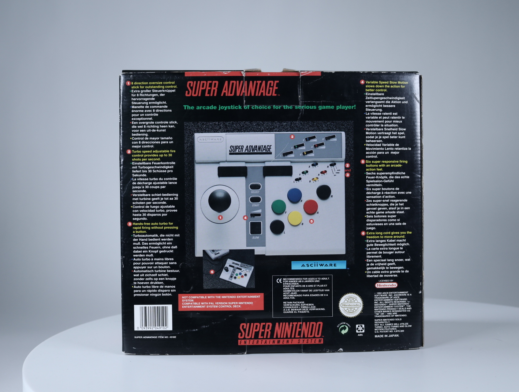 SNES - Super Advantage Controller - AsciiWare - productfoto 3