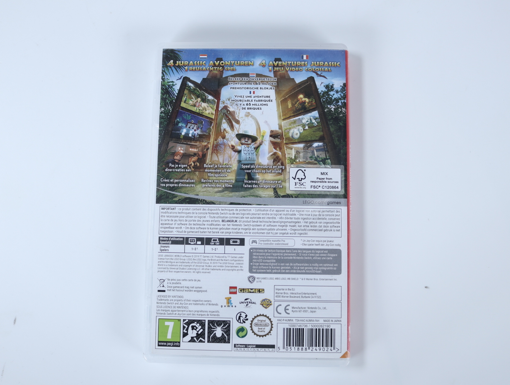 SWITCH - Lego Jurassic World - productfoto 2