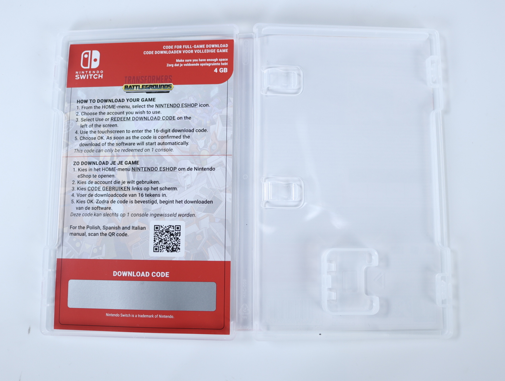 SWITCH - Transformers Battlegrounds - Coatsink - productfoto 3