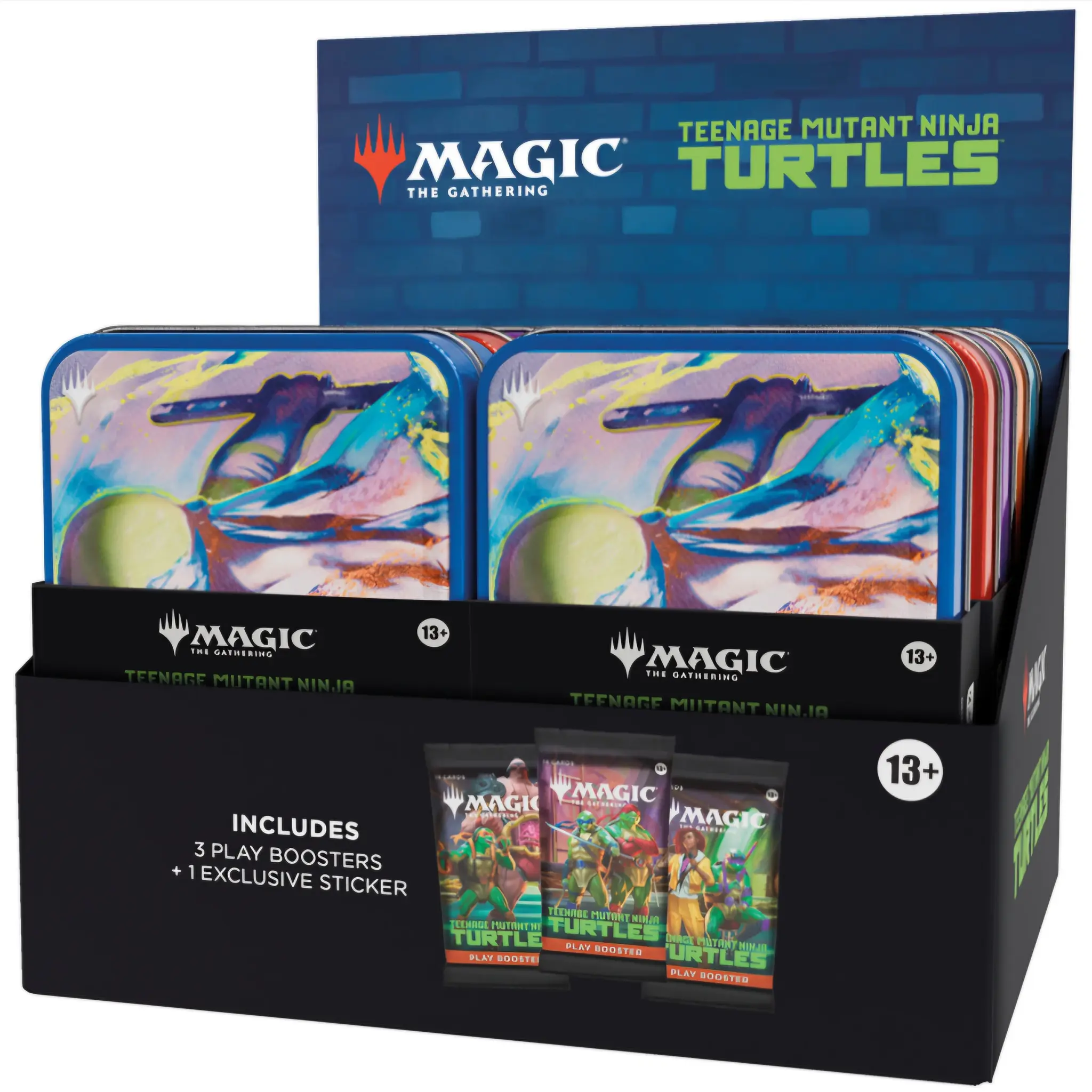 PRE ORDER : Teenage Mutant Ninja Turtles Tins Display