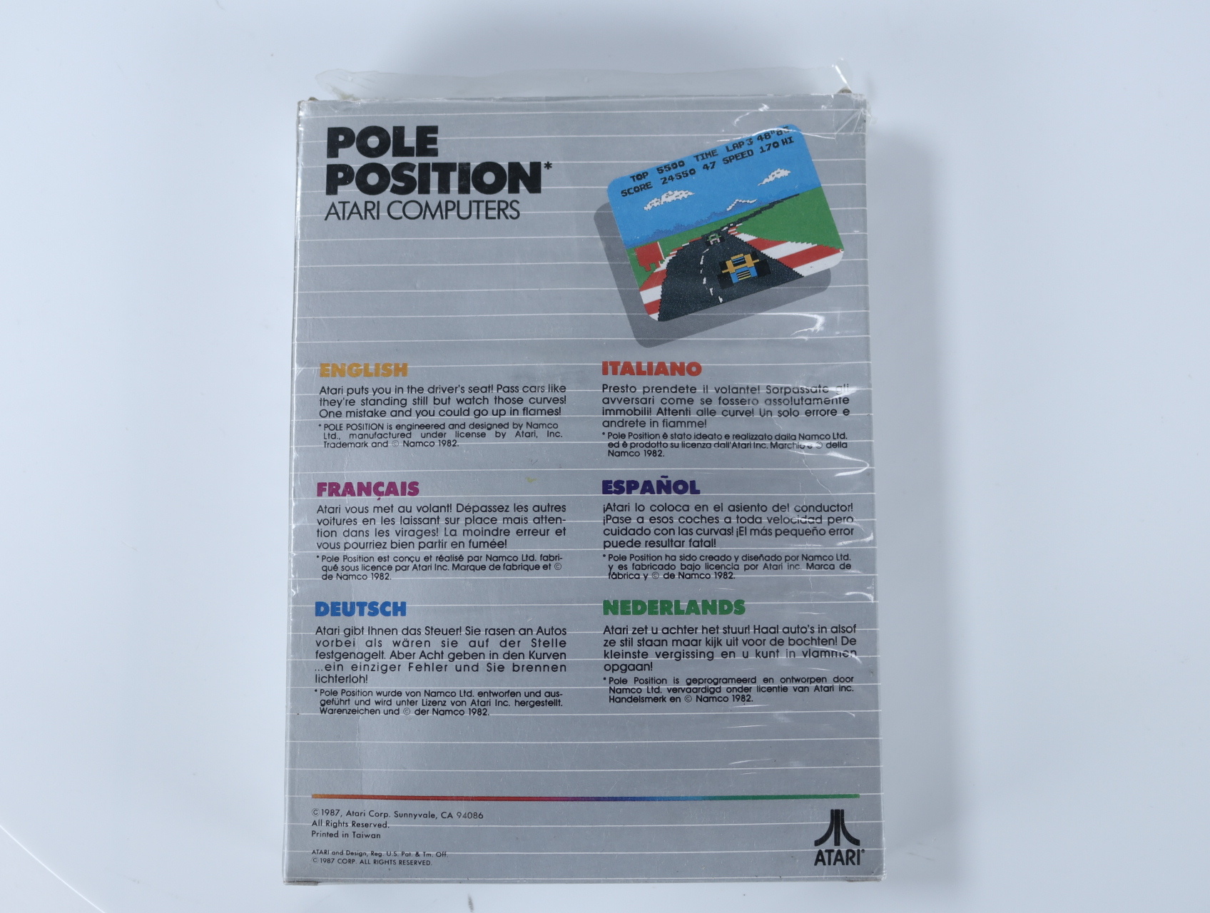 Atari 2600 - Pole Position [CIB Boxed] - productfoto 2