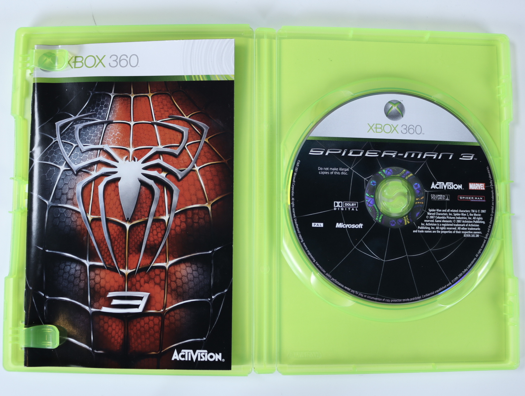 Xbox 360 - Spiderman 3 - productfoto 2