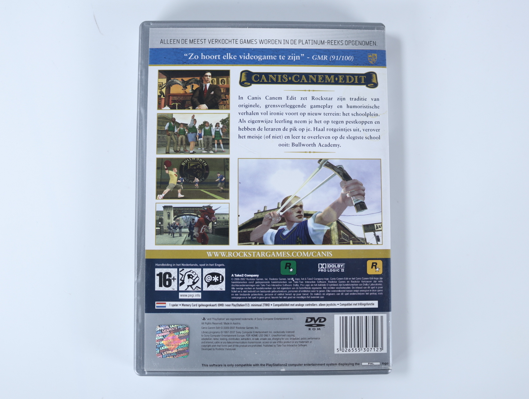 PlayStation 2 - Canis Canem Edit [Platinum] - Rockstar Vancouver - productfoto 3
