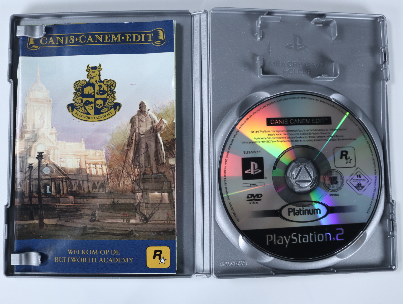 PlayStation 2 - Canis Canem Edit [Platinum] - Rockstar Vancouver - productfoto 2