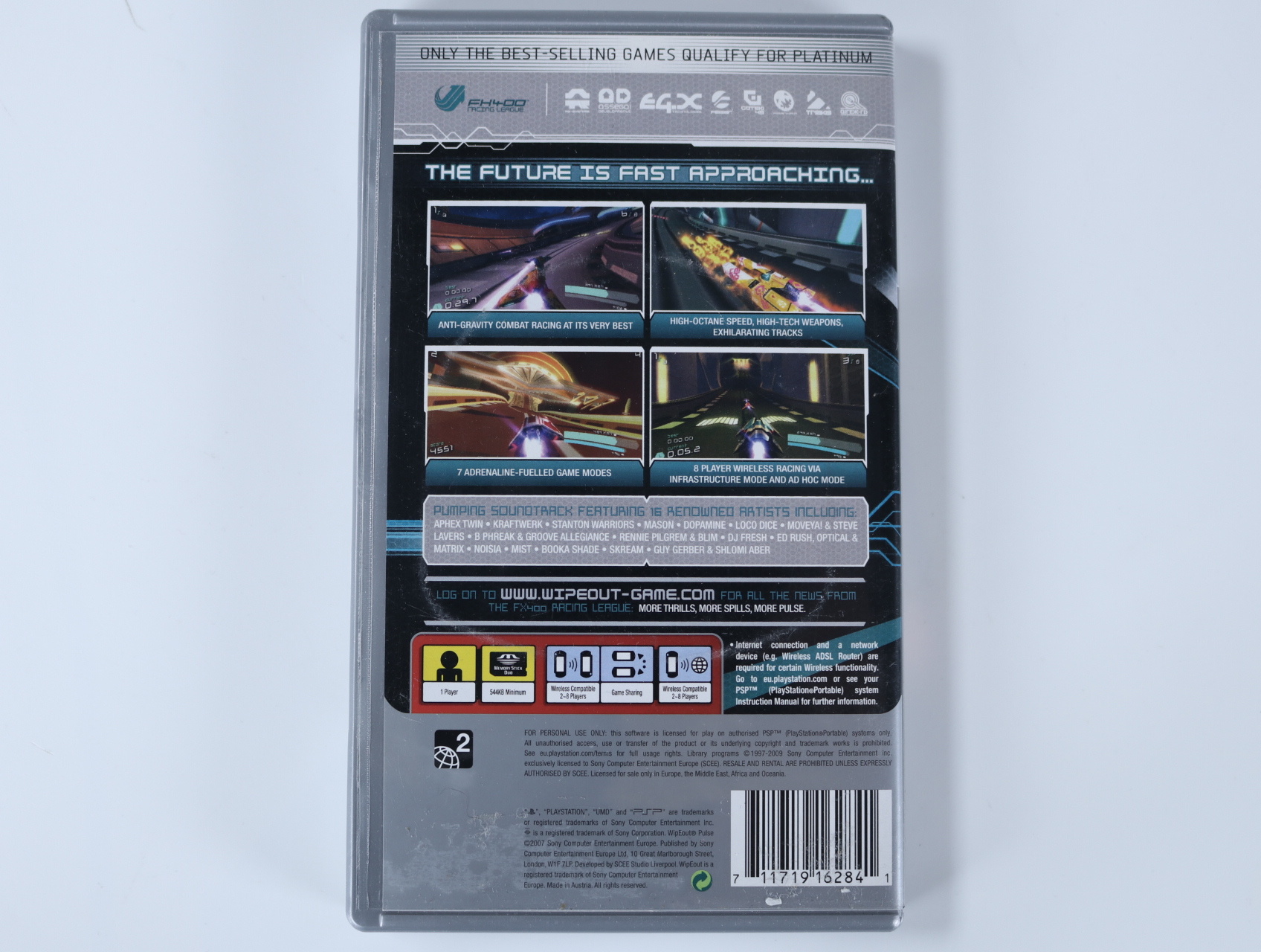 PSP – Wipeout Pulse [Platinum] - productfoto 3