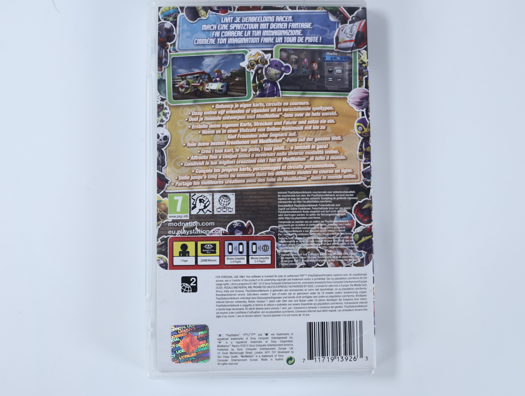 PSP - ModNation Racers - San Diego Studio - productfoto 3