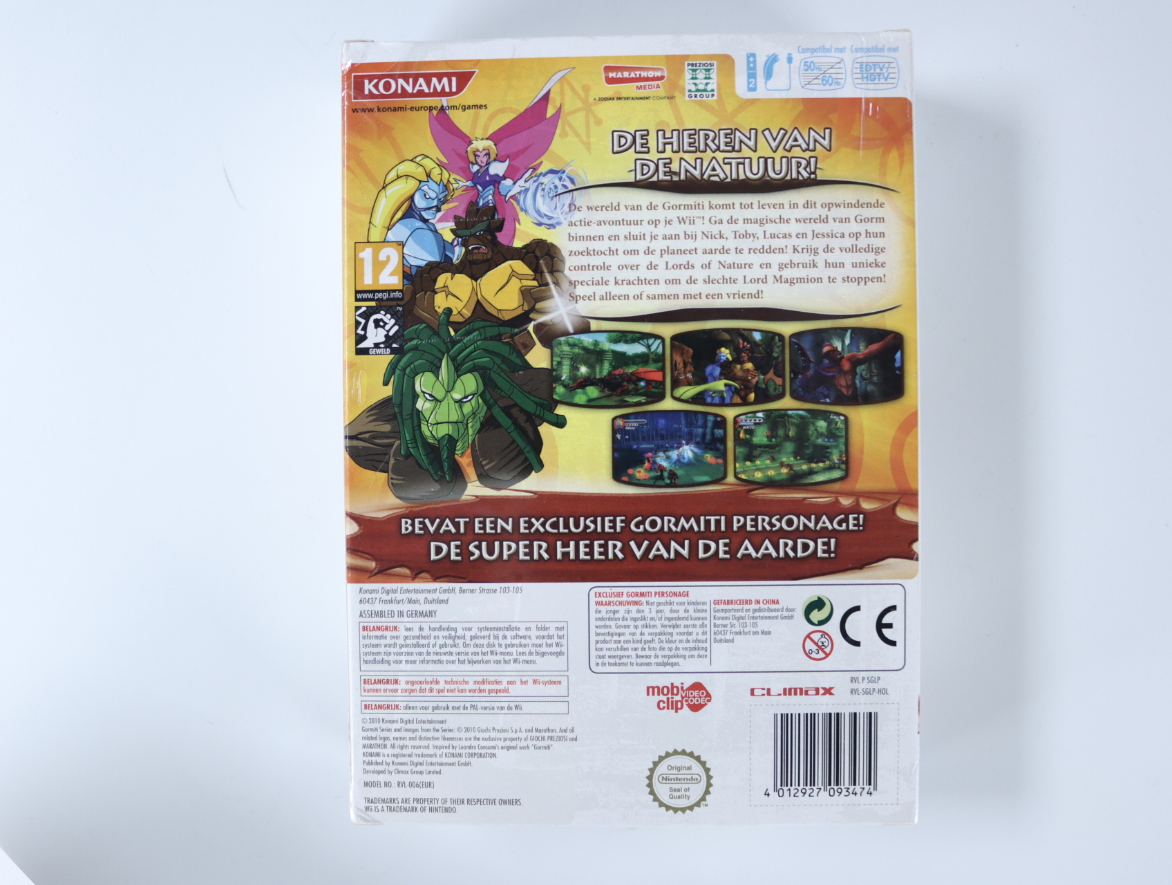 Wii - Gormiti: The Lords of Nature! [Sealed] - Climax Studios - productfoto 2