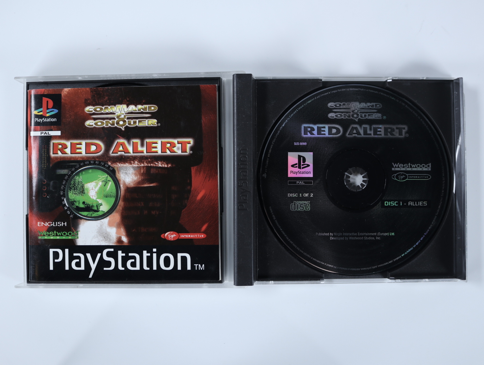 PlayStation 1 – Command & Conquer: Red Alert - productfoto 4