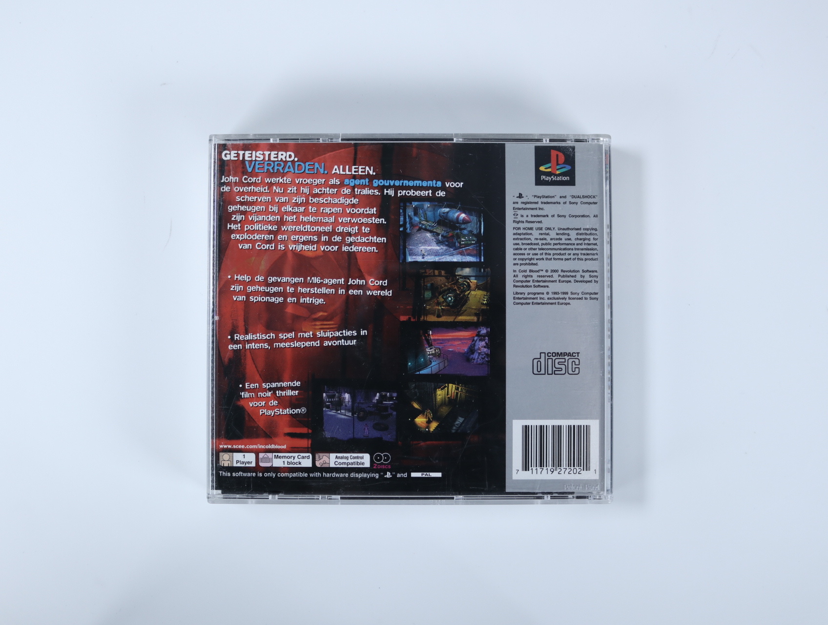 PlayStation 1 - In Cold Blood [Platinum Hits] - productfoto 2