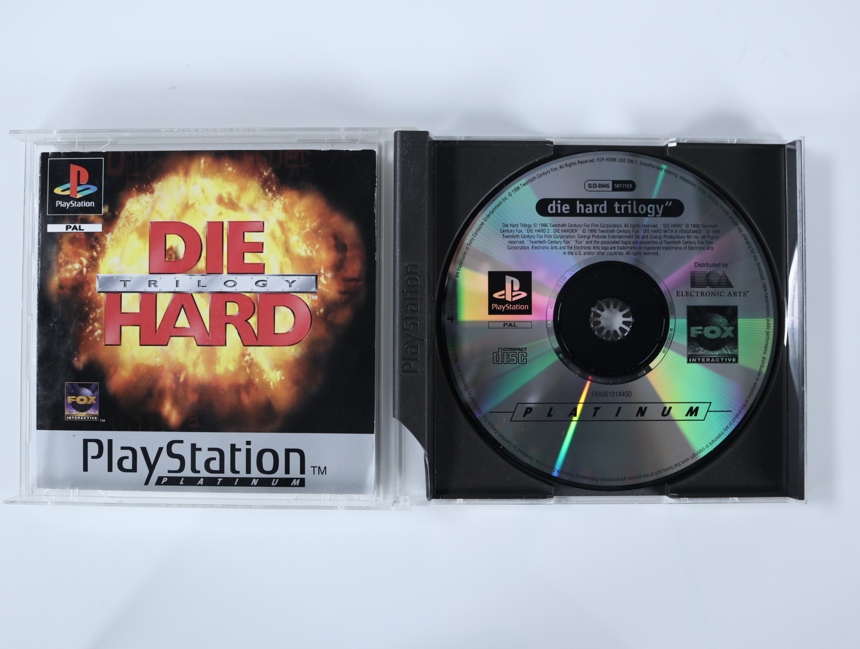 PlayStation 1 - Die Hard Trilogy [Platinum Hits] - productfoto 3