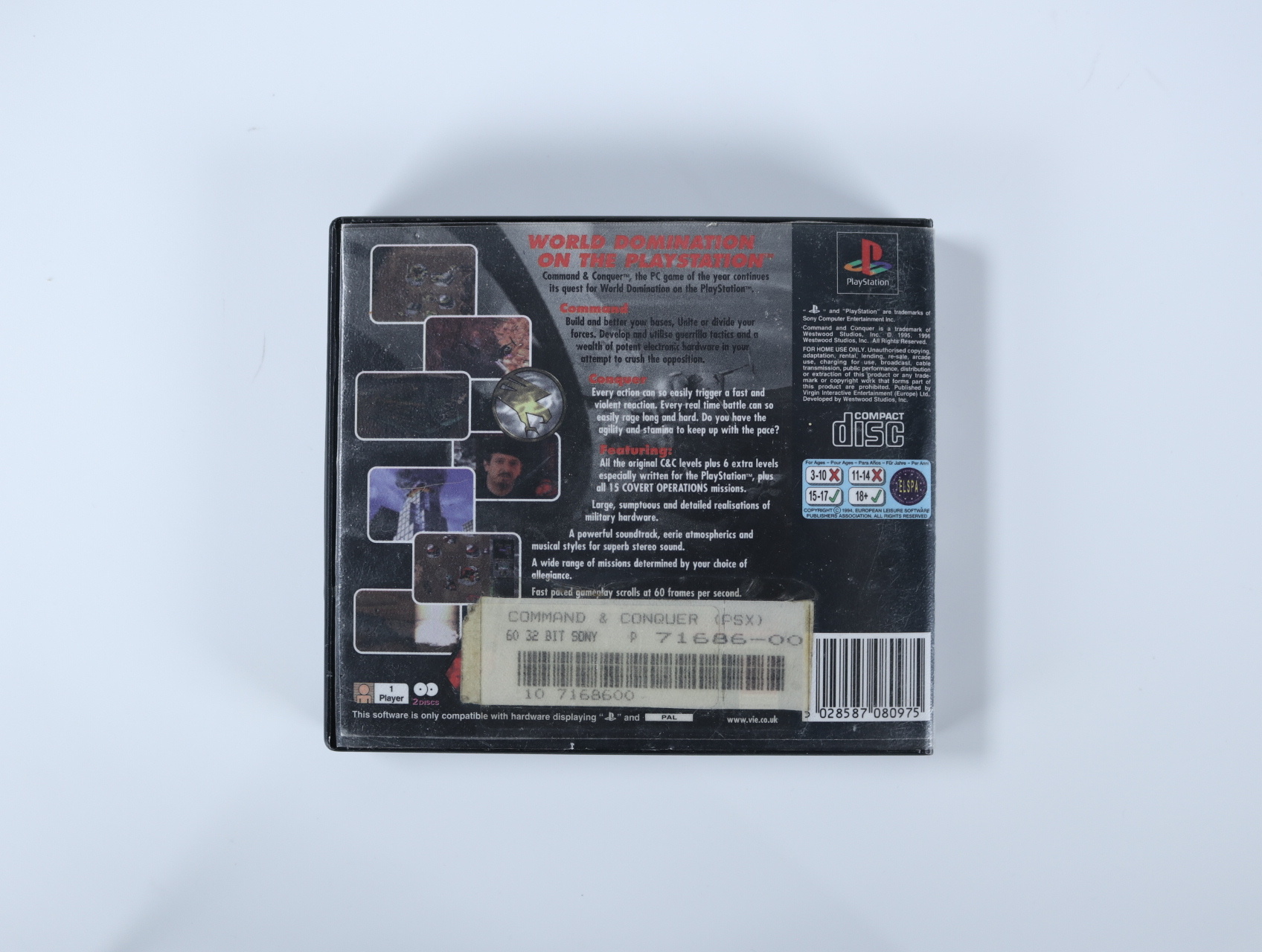 PlayStation 1 - Command and Conquer - productfoto 2