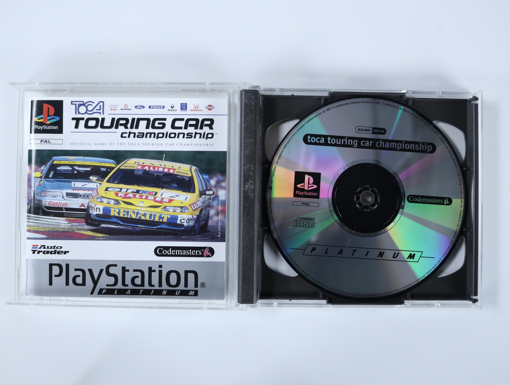 PlayStation 1 - TOCA Touring Car Championship [Platinum Hits] - productfoto 3