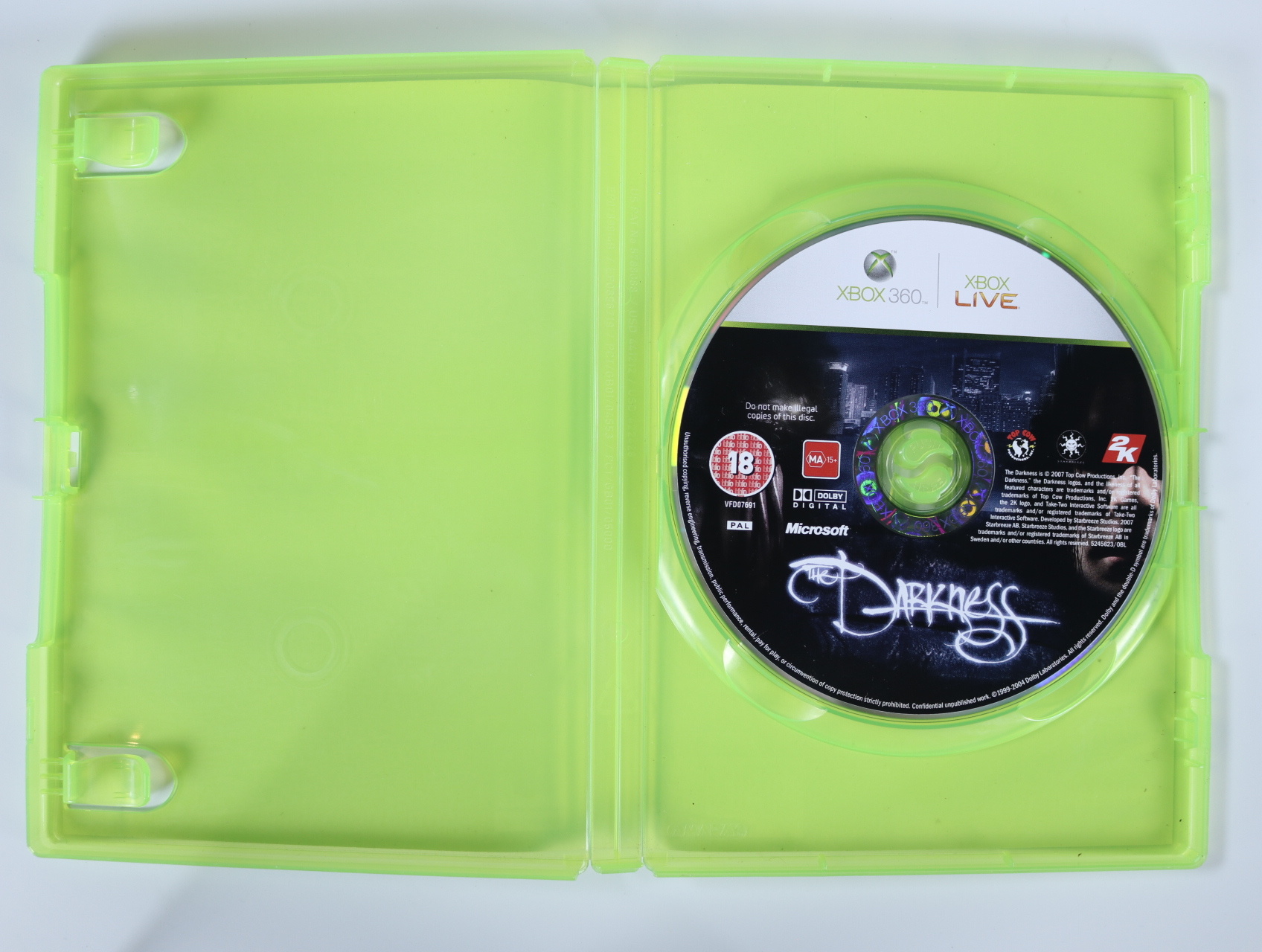 Xbox 360 - The Darkness - productfoto 2