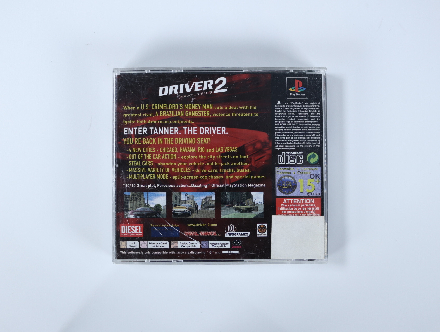 PlayStation 1 - Driver 2 [No Manual] - productfoto 2