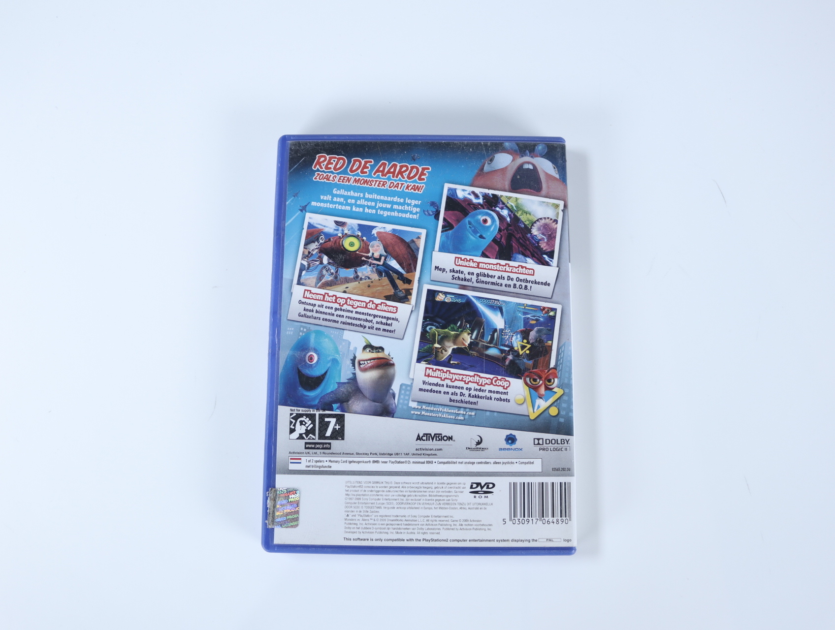 PlayStation 2 - Monsters vs. Aliens [No Manual] - productfoto 2