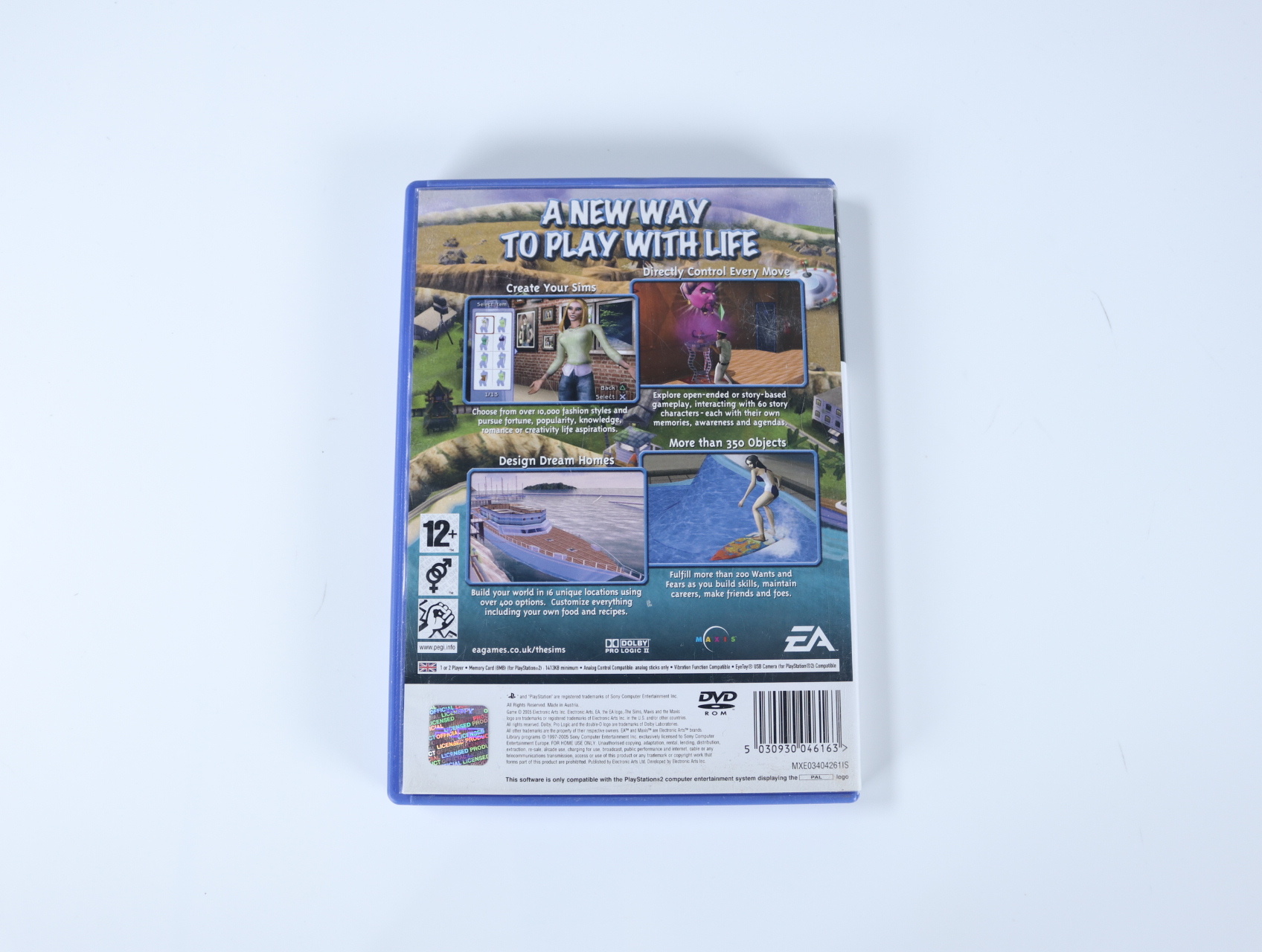 PlayStation 2 - The Sims 2 - Maxis Redwood Shores - productfoto 2