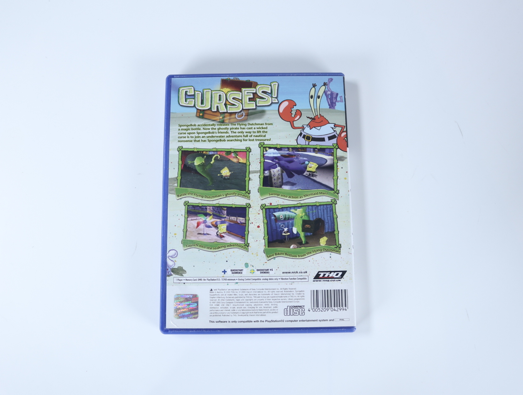 PlayStation 2 - SpongeBob SquarePants: Revenge of the Flying Dutchman - productfoto 2