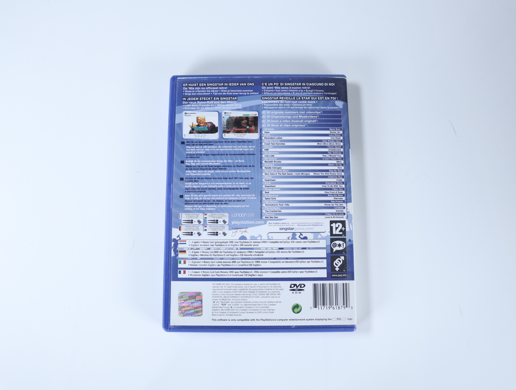 PlayStation 2 - SingStar '90s - productfoto 2