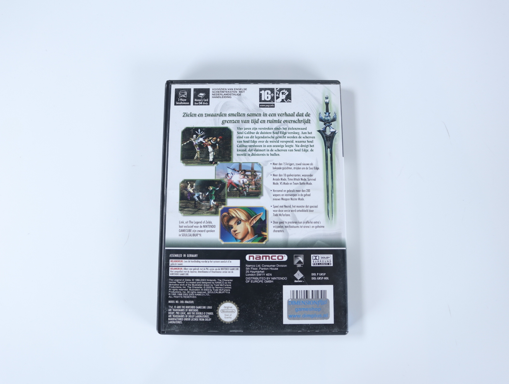 GameCube - SoulCalibur II - Project Soul - productfoto 2