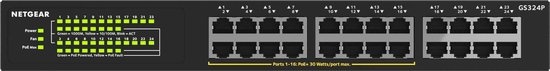 NETGEAR GS324P - Netwerk Switch - productfoto 4