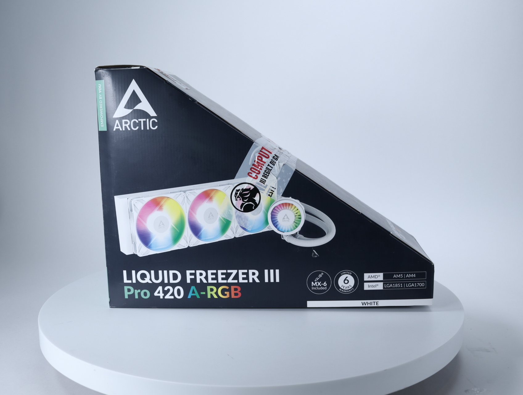 Liquid Freezer III Pro 420 A-RGB - Wit - Arctic - productfoto 3