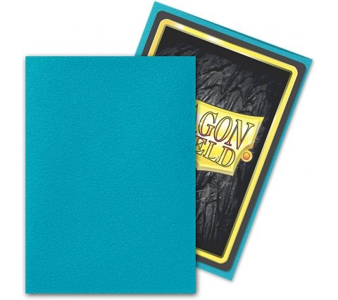 Sleeves Matte Turquoise (100 pieces) - Dragon Shield - productfoto 2