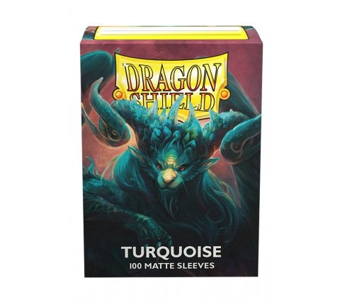 Sleeves Matte Turquoise (100 pieces)