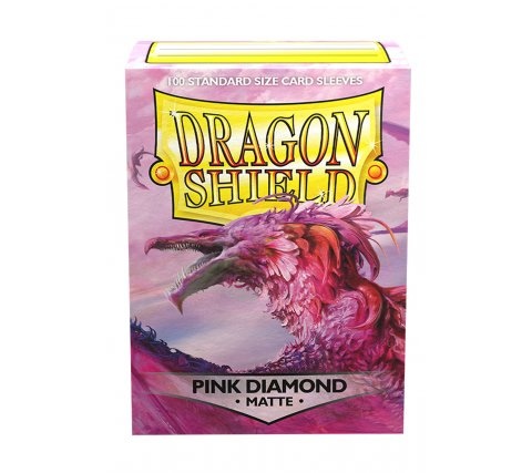 Sleeves Matte Pink Diamond (100 pieces)