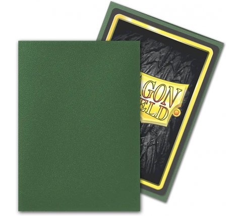 Sleeves Matte: Forest Green (100 pieces) - Dragon Shield - productfoto 2