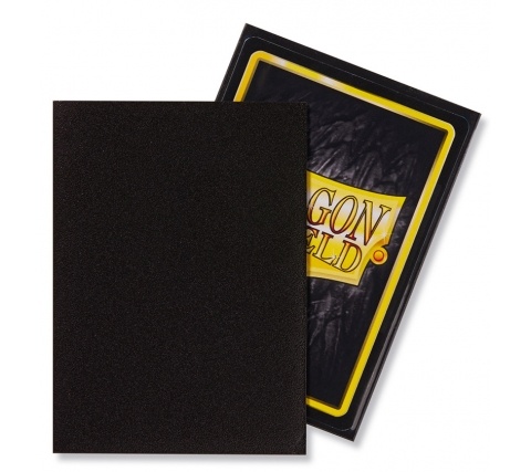 Sleeves Matte Black (100 pieces) - Dragon Shield - productfoto 2