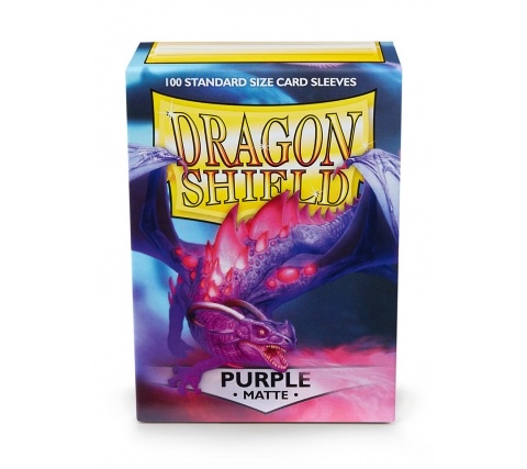 Sleeves Matte Purple (100 pieces)
