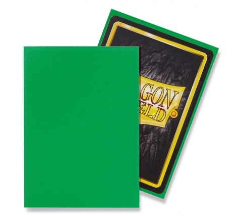 Sleeves Matte Apple Green (100 pieces) - Dragon Shield - productfoto 2