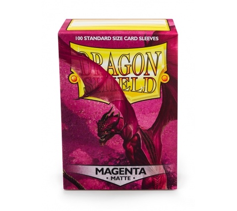 Sleeves Matte Magenta (100 pieces)