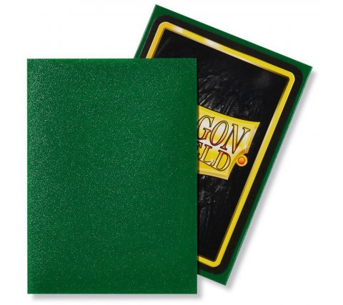 Sleeves Matte Emerald (100 pieces) - Dragon Shield - productfoto 2
