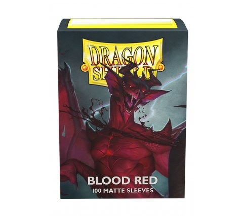 Sleeves Matte Blood Red (100 pieces)