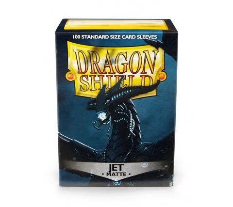 Sleeves Matte Jet (100 pieces)