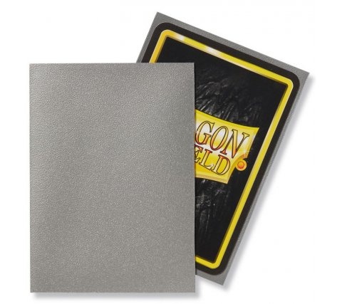 Sleeves Matte Silver (100 pieces) - Dragon Shield - productfoto 2