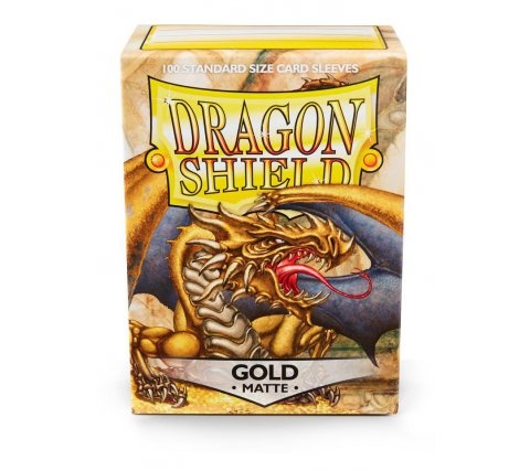 Sleeves Matte Gold (100 pieces)