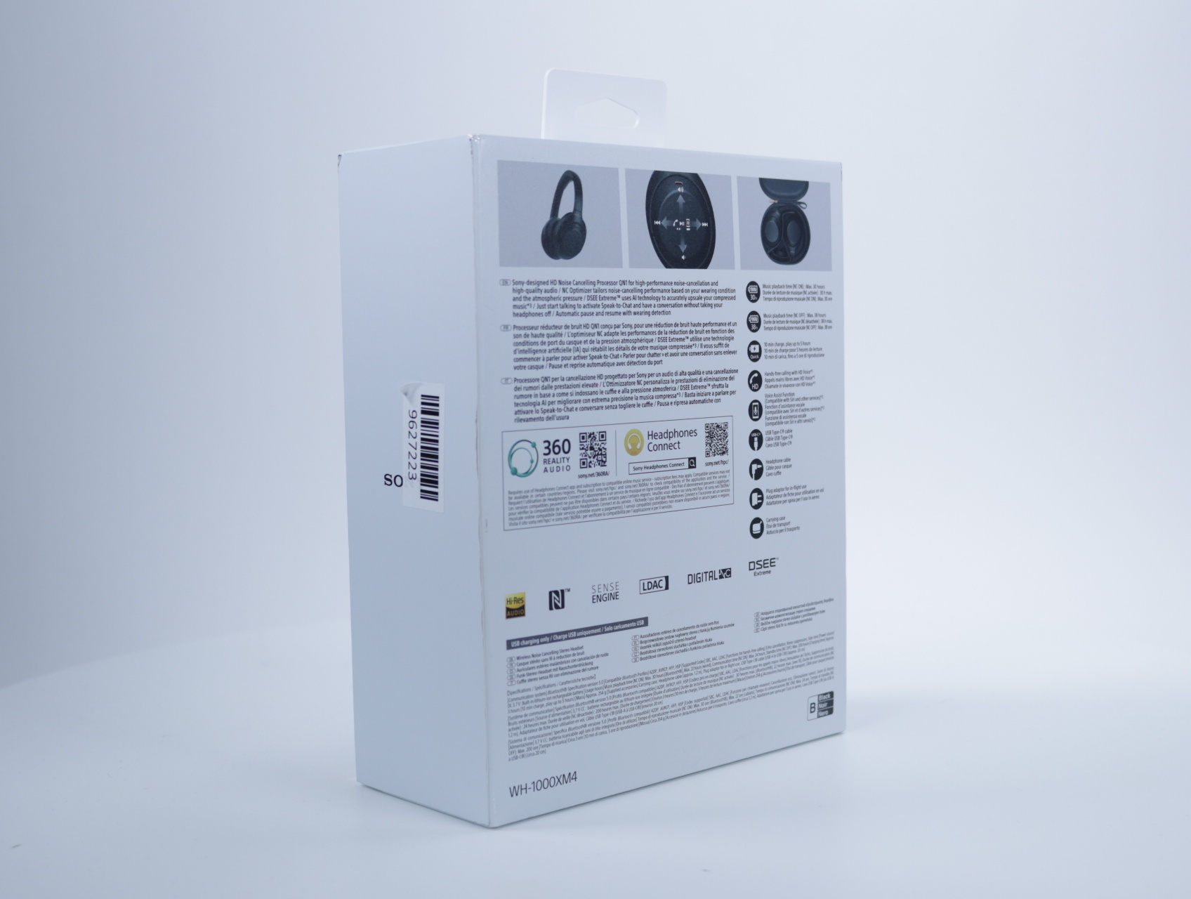 WH-1000XM4 Zwart - productfoto 2