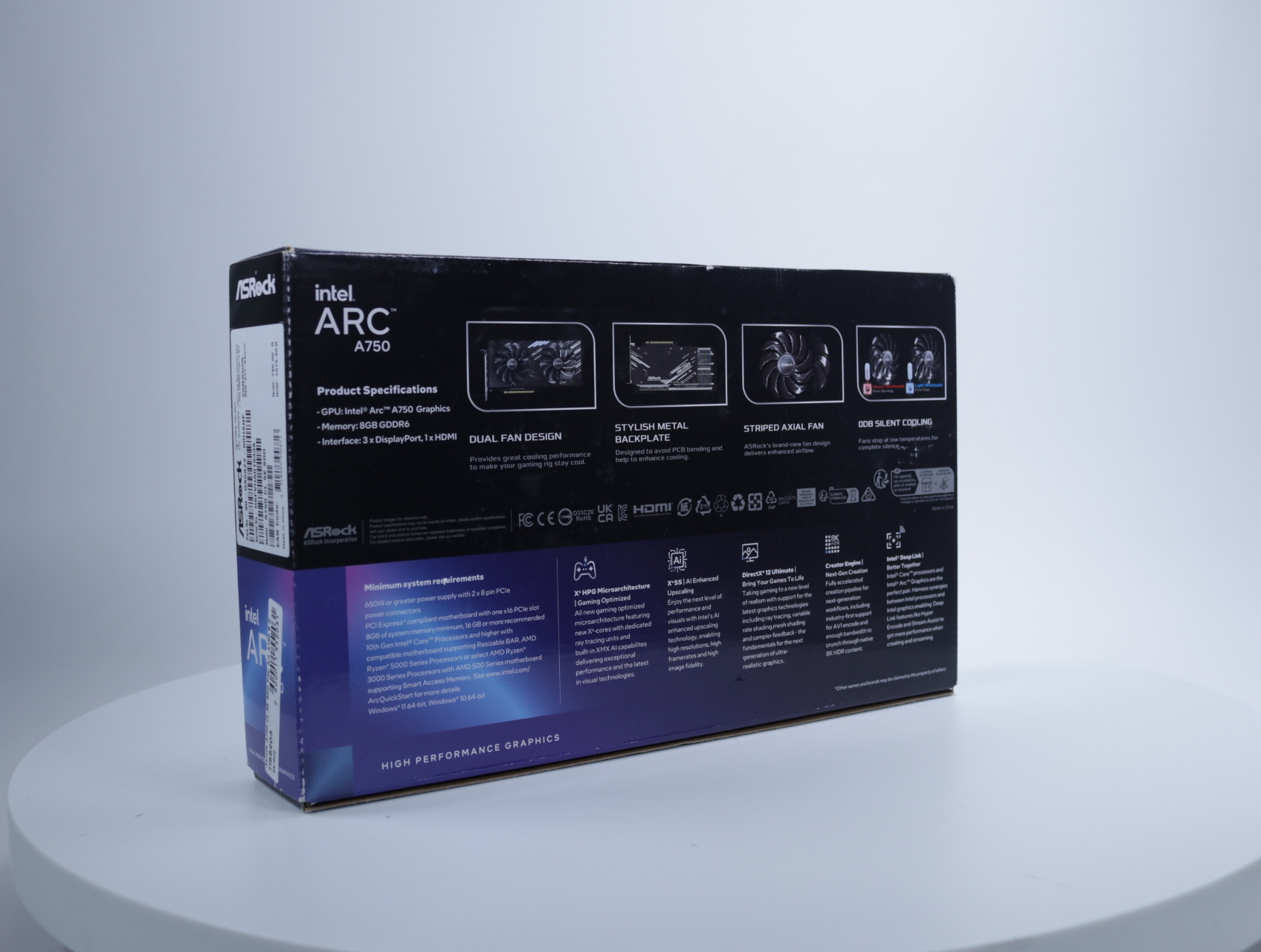 Intel Arc A750 Challenger SE 8GB OC - productfoto 2