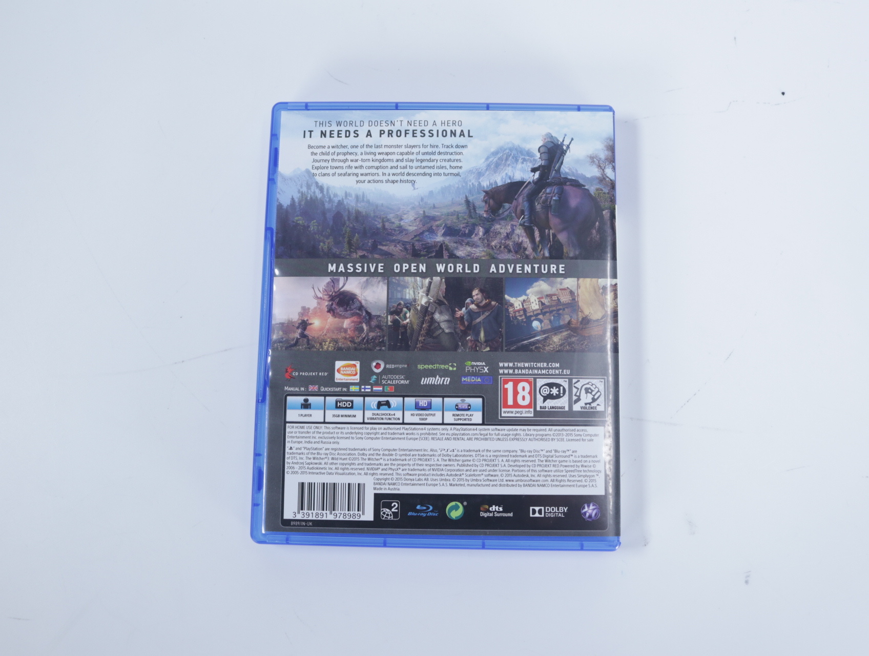 Playstation 4 - The Witcher 3: Wild Hunt (Gebruikt) - Gebruikt - productfoto 4