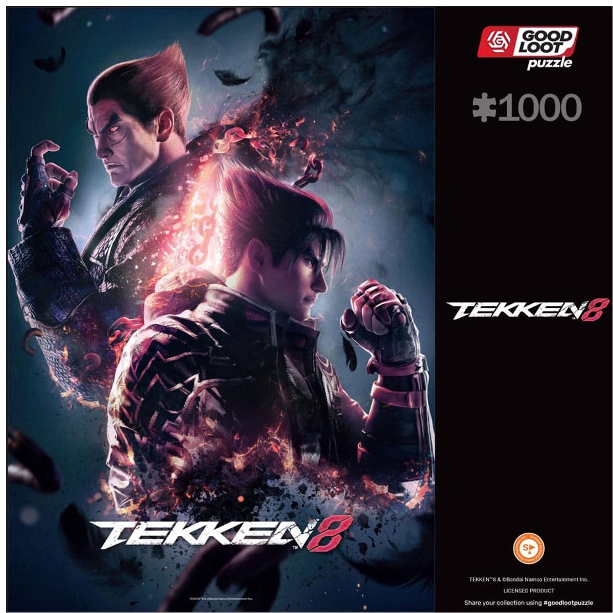 Tekken 8 - Puzzel 1000 Stukjes - Game Puzzel met Jin en Kazuya - productfoto 2