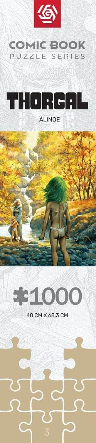Comic Book Puzzle: Thorgal Alinoe - Puzzel 1000 stukjes - productfoto 3