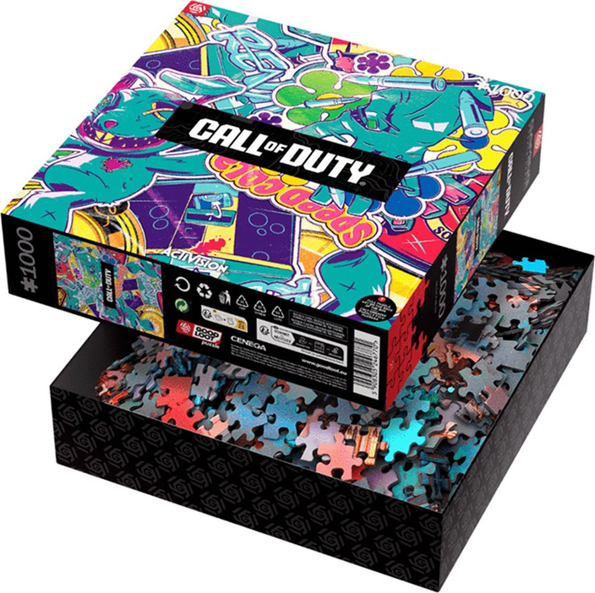 Call of Duty Zombies Collage Puzzel - Puzzel 1000 Stukjes - productfoto 2