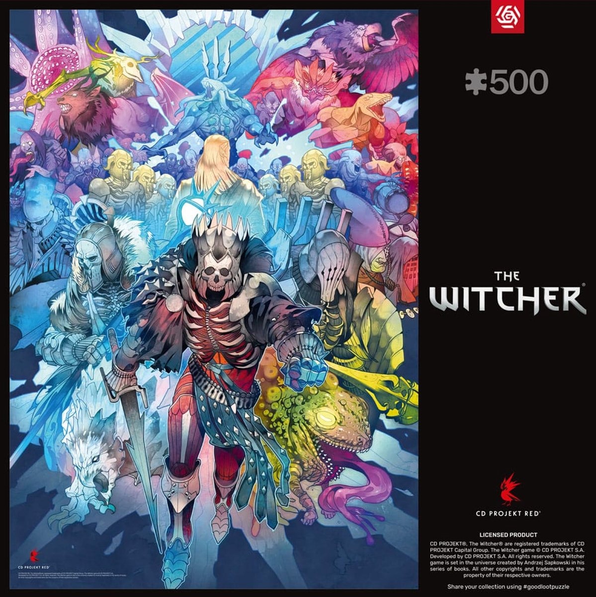 The Witcher: Monster Faction Legpuzzel - Puzzel 500 stukjes - productfoto 4