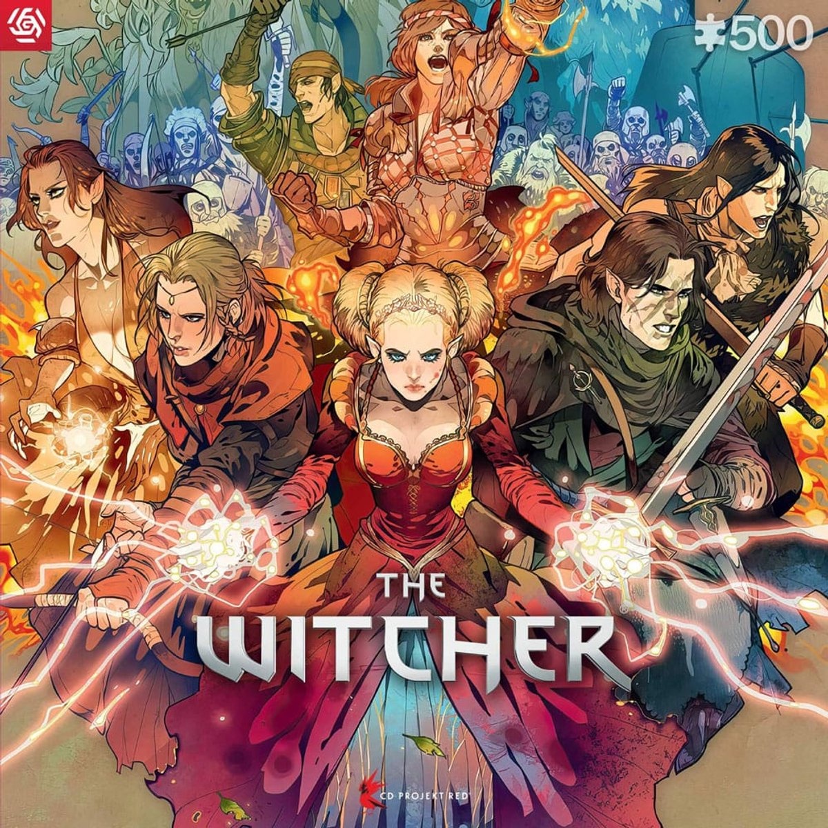 The Witcher Gaming Puzzle Scoia'tael - Puzzel 500 stukjes - productfoto 2