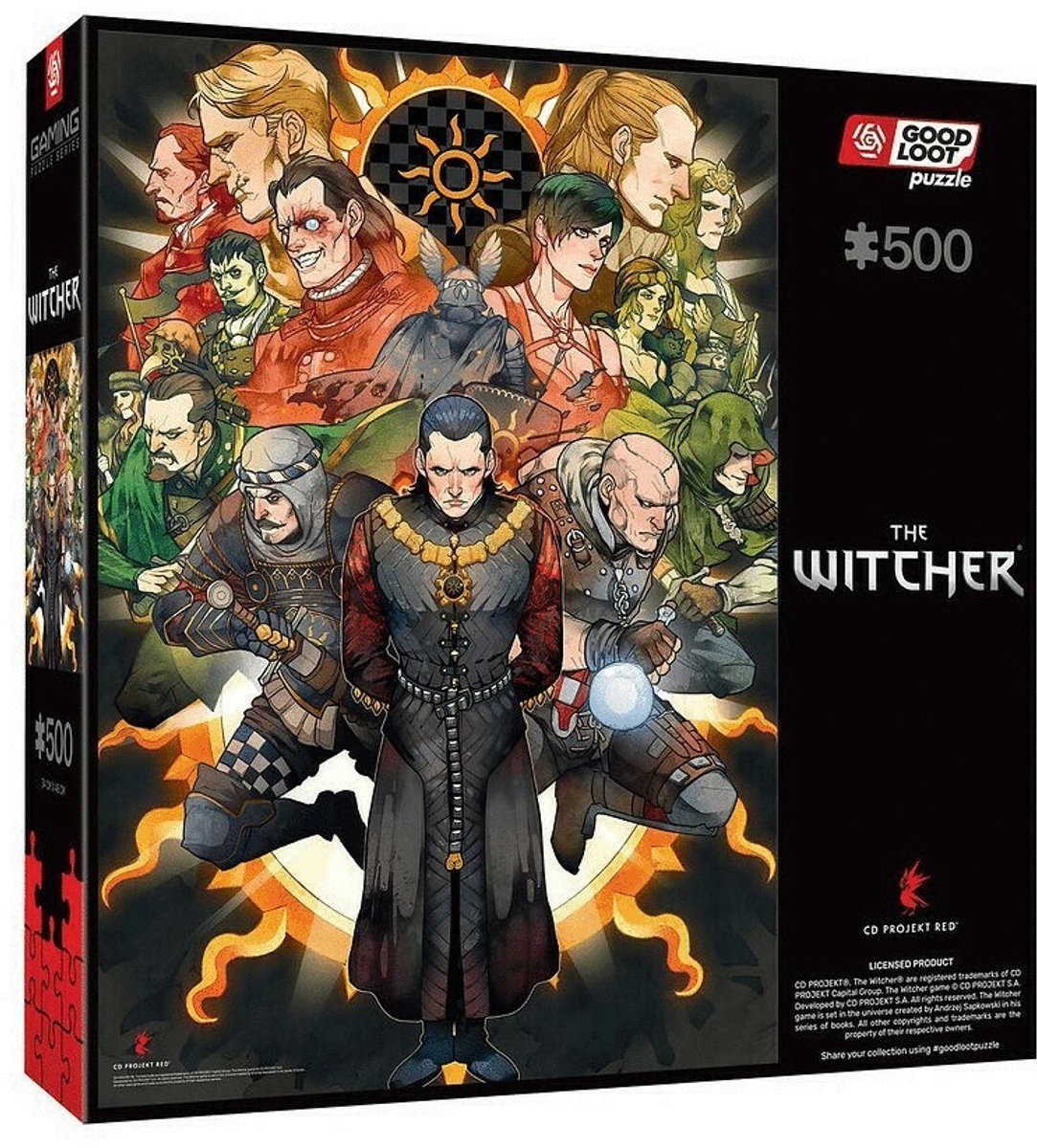 The Witcher Gaming Puzzle Nilfgaard - Puzzel 500 stukjes